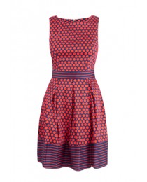  Spot & Stripe Flare Dress